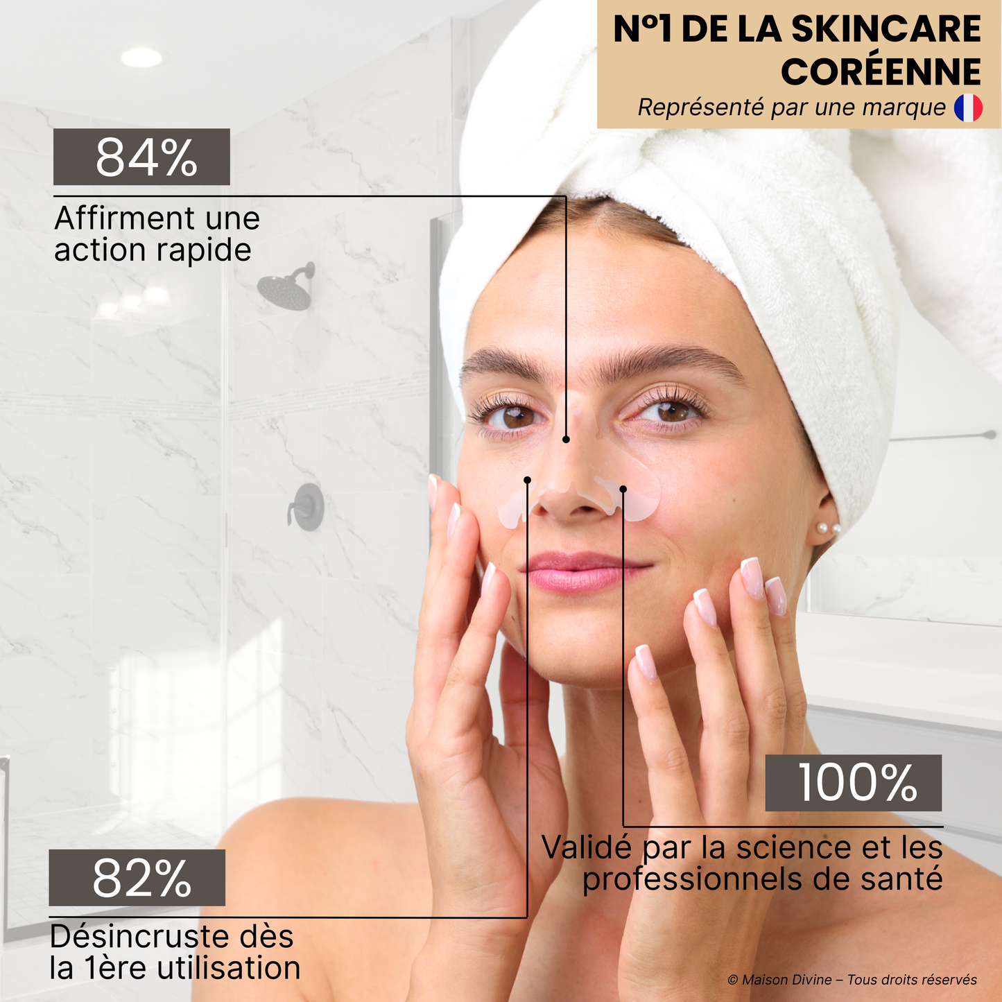 Patchs Nez Hydrocolloïdes