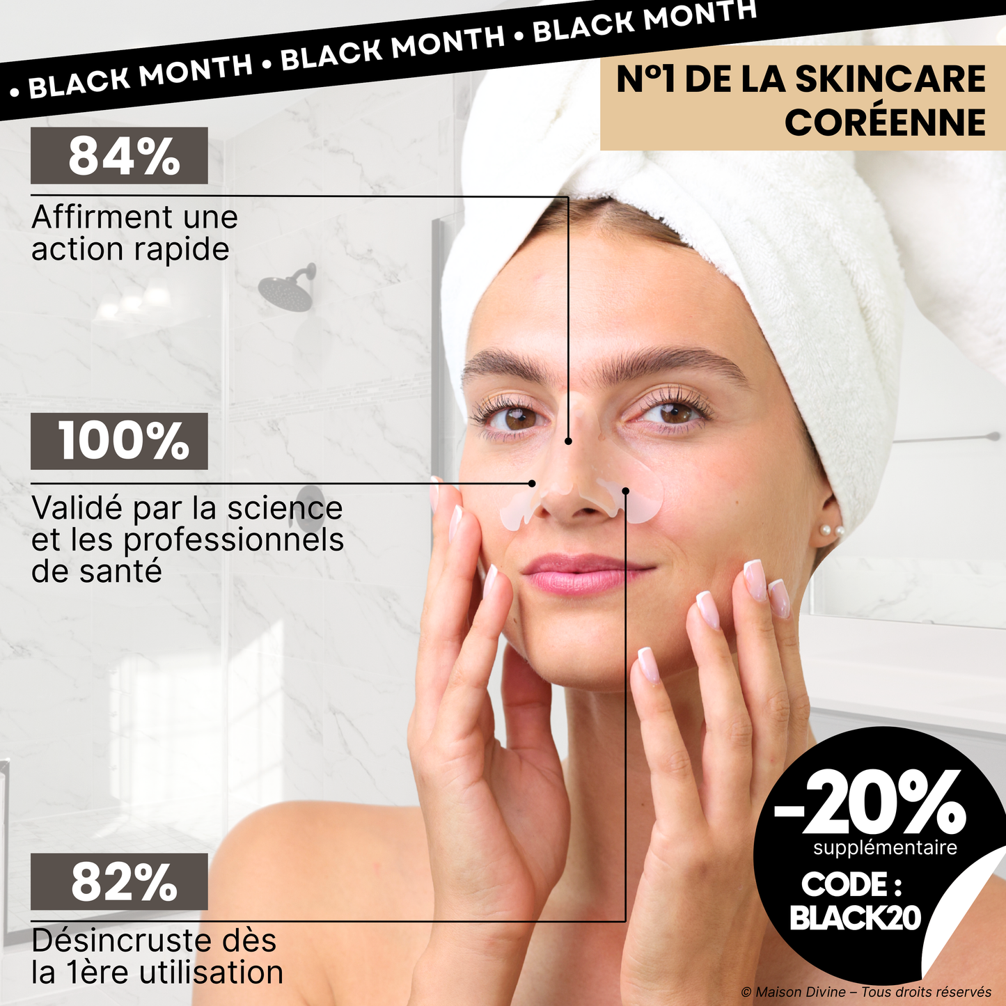 Patchs Nez Hydrocolloïdes